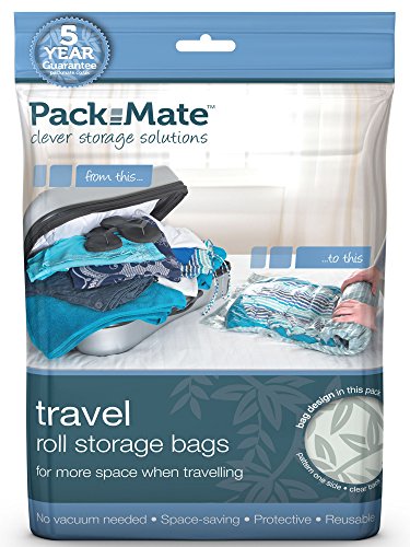 Packmate ® Reise Vakuumbeutel zum Rollen